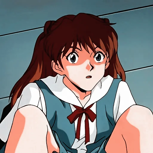 😧 Стикер «Asuka Langley Emotions 2» для Telegram