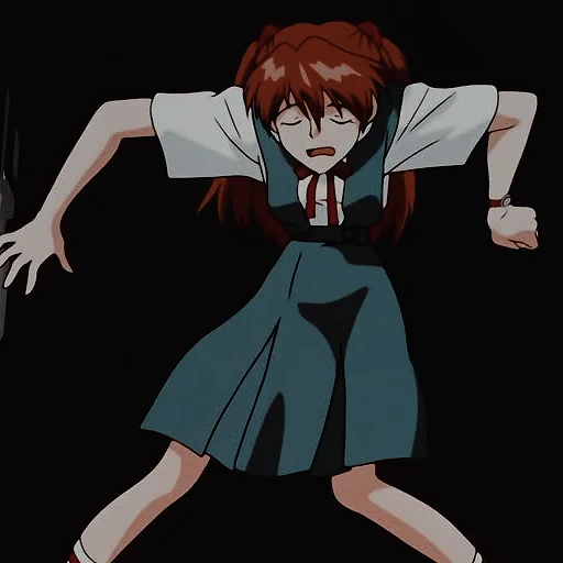 😓 Стикер «Asuka Langley Emotions 2» для Telegram