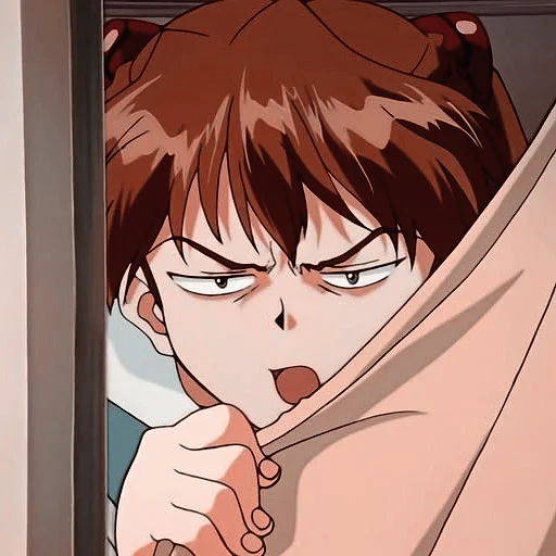 😑 Стикер «Asuka Langley Emotions 2» для Telegram