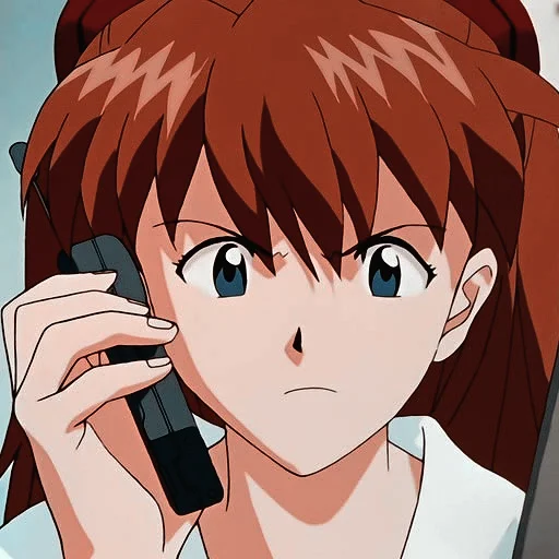 🤳 Стикер «Asuka Langley Emotions 2» для Telegram