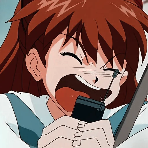 😱 Стикер «Asuka Langley Emotions 2» для Telegram