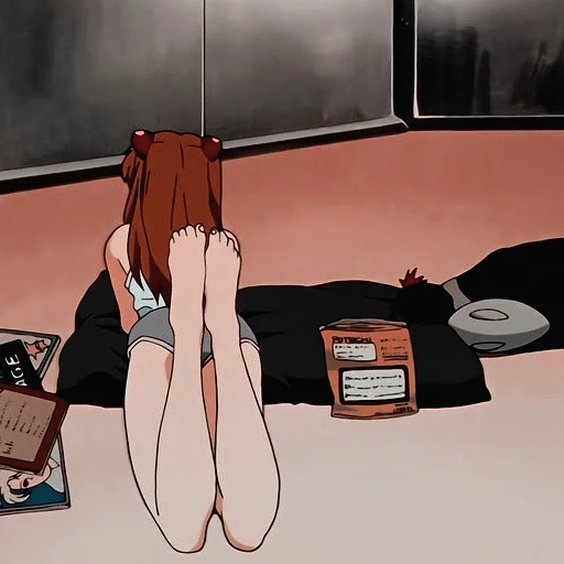 👏 Стикер «Asuka Langley Emotions 2» для Telegram