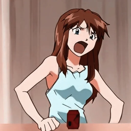 🤯 Стикер «Asuka Langley Emotions 2» для Telegram