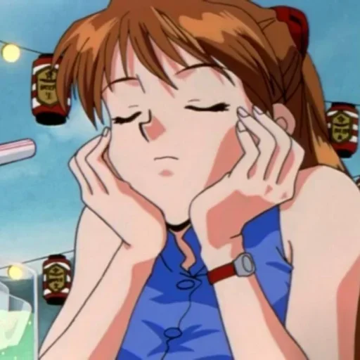 ❤️ Стикер «Asuka Soryu Langley» для Telegram