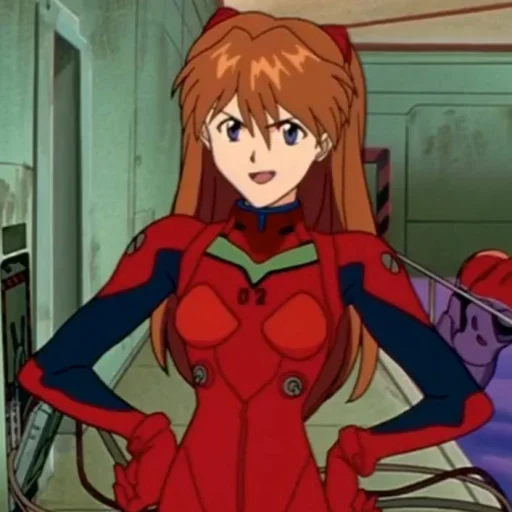❤️ Стикер «Asuka Soryu Langley» для Telegram