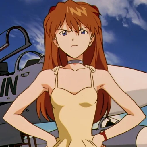 😒 Стикер «Asuka Soryu Langley» для Telegram