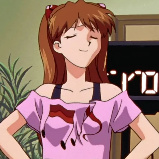 😌 Стикер «Asuka Soryu Langley» для Telegram