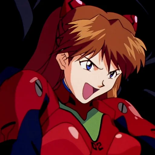 😆 Стикер «Asuka Soryu Langley» для Telegram