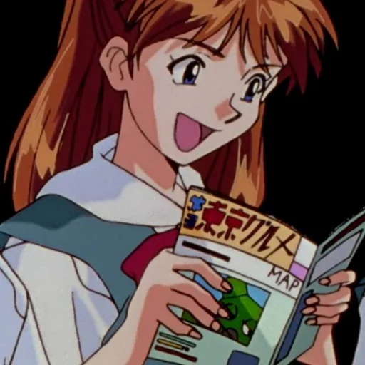 📖 Стикер «Asuka Soryu Langley» для Telegram