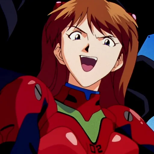 😏 Стикер «Asuka Soryu Langley» для Telegram