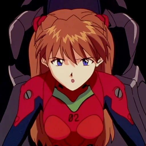 😯 Стикер «Asuka Soryu Langley» для Telegram