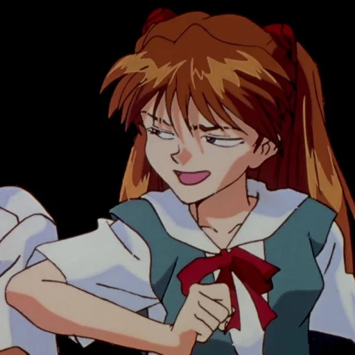 😏 Стикер «Asuka Soryu Langley» для Telegram