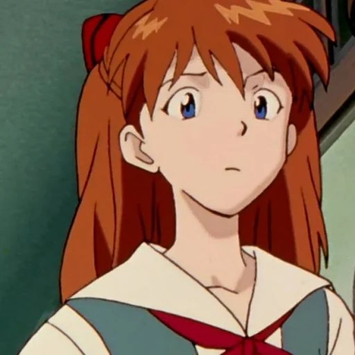😶 Стикер «Asuka Soryu Langley» для Telegram