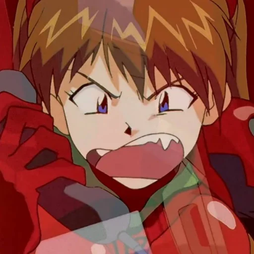 🤬 Стикер «Asuka Soryu Langley» для Telegram