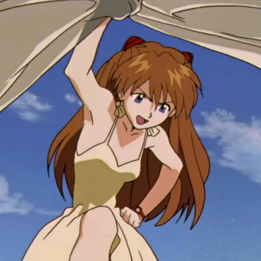 😀 Стикер «Asuka Soryu Langley» для Telegram