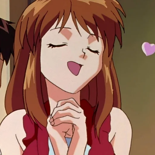 🥰 Стикер «Asuka Soryu Langley» для Telegram
