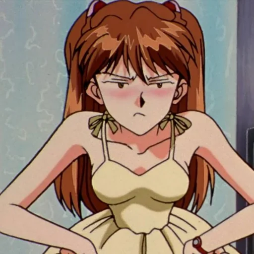 😤 Стикер «Asuka Soryu Langley» для Telegram