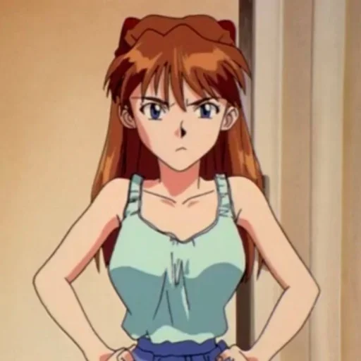 ❤️ Стикер «Asuka Soryu Langley» для Telegram