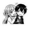 ❤ Эмодзи «Asuna Chan» для Telegram