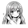 ❤ Эмодзи «Asuna Chan» для Telegram