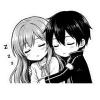 ❤ Эмодзи «Asuna Chan» для Telegram