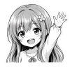 ❤ Эмодзи «Asuna Chan» для Telegram