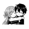 ❤ Эмодзи «Asuna Chan» для Telegram