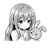 ❤ Эмодзи «Asuna Chan» для Telegram