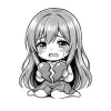 😭 Эмодзи «Asuna Chan» для Telegram