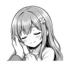 ❤ Эмодзи «Asuna Chan» для Telegram