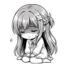 😔 Эмодзи «Asuna Chan» для Telegram
