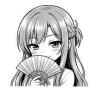 ❤ Эмодзи «Asuna Chan» для Telegram