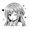 ❤ Эмодзи «Asuna Chan» для Telegram