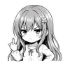 🖕 Эмодзи «Asuna Chan» для Telegram