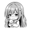 😭 Эмодзи «Asuna Chan» для Telegram