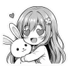 ❤ Эмодзи «Asuna Chan» для Telegram