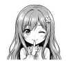 ❤ Эмодзи «Asuna Chan» для Telegram