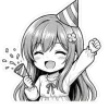 ❤ Эмодзи «Asuna Chan» для Telegram
