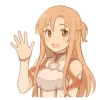 ✋ Эмодзи «Asuna SAO» для Telegram