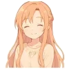 ☺ Эмодзи «Asuna SAO» для Telegram