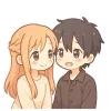 ❤ Эмодзи «Asuna SAO» для Telegram