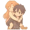 ❤ Эмодзи «Asuna SAO» для Telegram