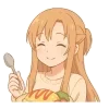 ☺ Эмодзи «Asuna SAO» для Telegram