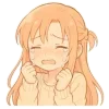 😭 Эмодзи «Asuna SAO» для Telegram