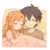 ❤ Эмодзи «Asuna SAO» для Telegram