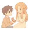 ❤ Эмодзи «Asuna SAO» для Telegram