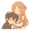 ❤ Эмодзи «Asuna SAO» для Telegram