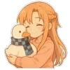 🥰 Эмодзи «Asuna SAO» для Telegram
