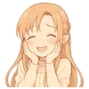 🥰 Эмодзи «Asuna SAO» для Telegram