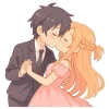 ❤ Эмодзи «Asuna SAO» для Telegram